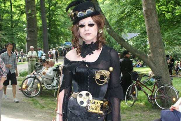 Steampunk-Outfit. Foto: L-IZ.de (Archiv)