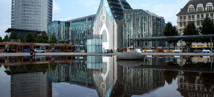 Die Gebäude der Universität am Augustusplatz. Foto: Ralf Julke