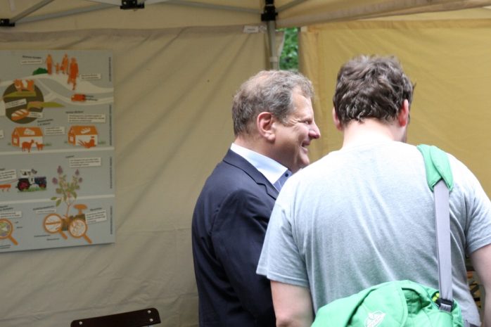 B&uuml;rgermeister Thomas Fabian auf der &Ouml;kofete 2016. Foto: L-IZ.de