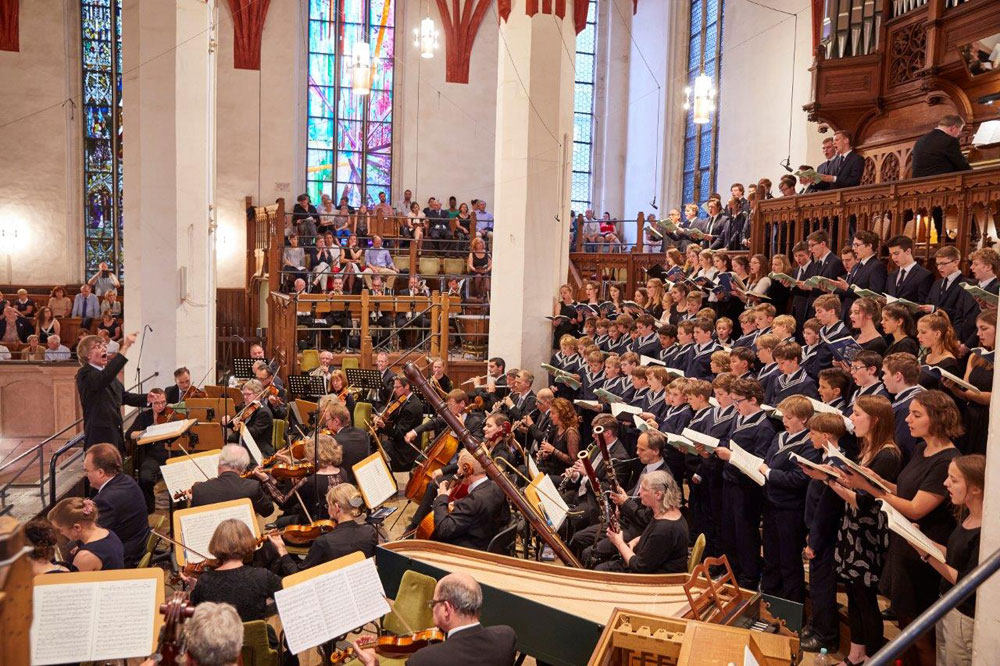 Bachfest Leipzig 2017: Eröffnungskonzert mit dem Thomanerchor in der Leipziger Thomaskirche. Foto: Bachfest Leipzig/www.malzkornfoto.de