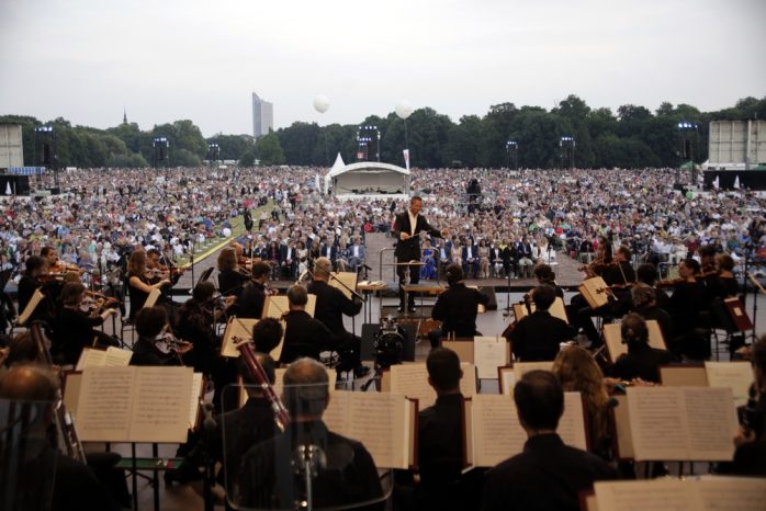 Das Gewandhausorchester im Rosental. Foto: Alexander Böhm
