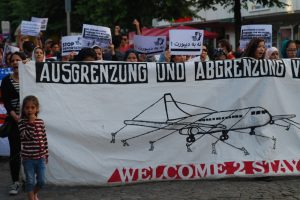 Demo gegen Abschiebungen in Leipzig. Foto: René Loch