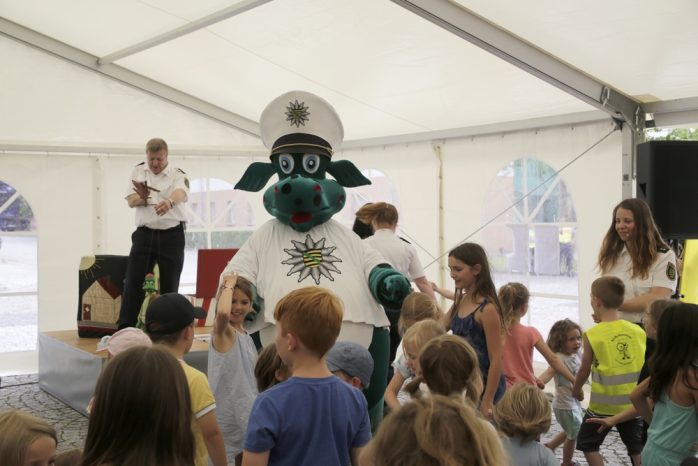 Poldi mit vollem Einsatz. Foto: Alexander Böhm