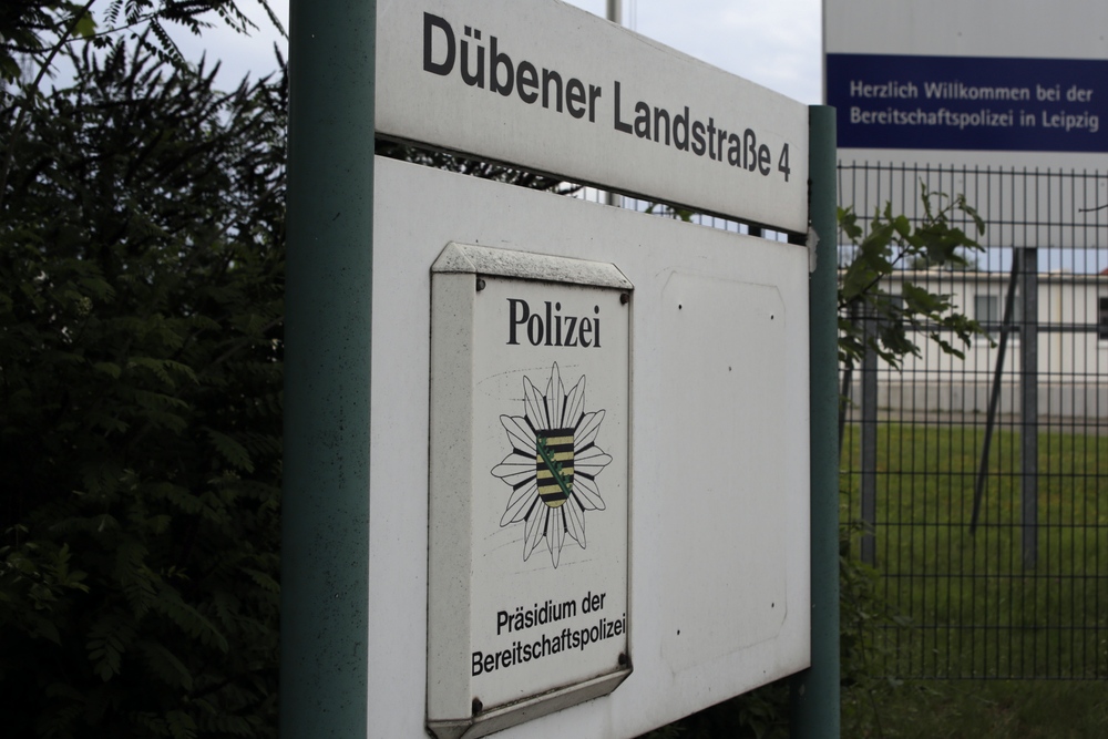 Präsidum der Bereitschaftspolizei Leipzig. Foto: Alexander Böhm