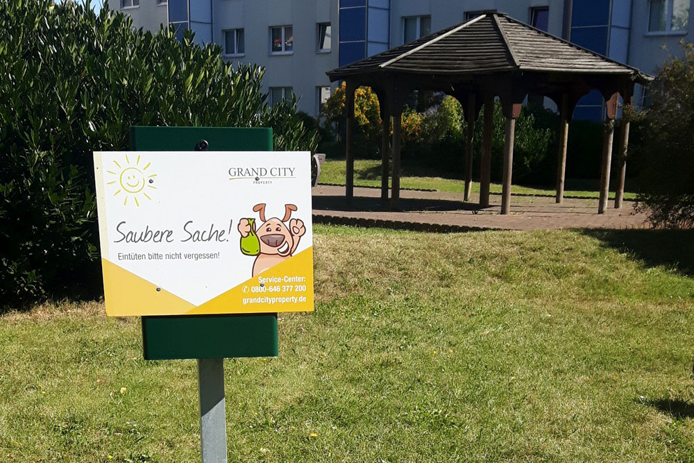 Hundeboxen sollen für eine „Saubere Sache“ in der Nachbarschaft sorgen. Foto: GCP