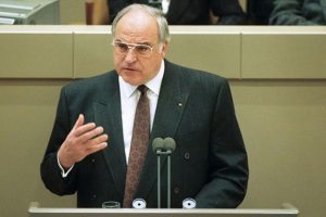 Helmut Kohl – Regierungserklärung 16. November 1989. Quelle: Bundesregierung/Engelbert Reineke