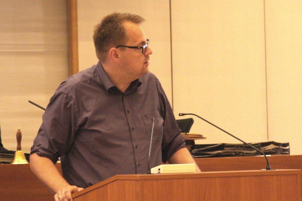 Sören Pellmann (Die Linke) im Leipziger Stadtrat. Foto: L-IZ.de