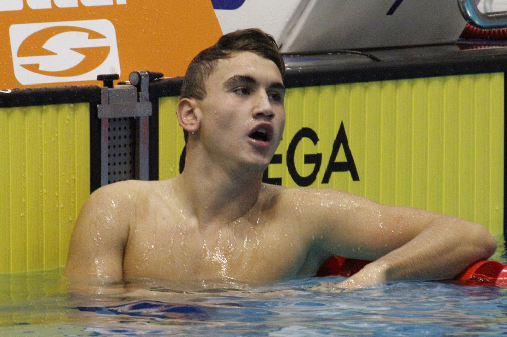 Michael Schäffner erschöpft nach dem Anschlag. Foto: Jörg Richter