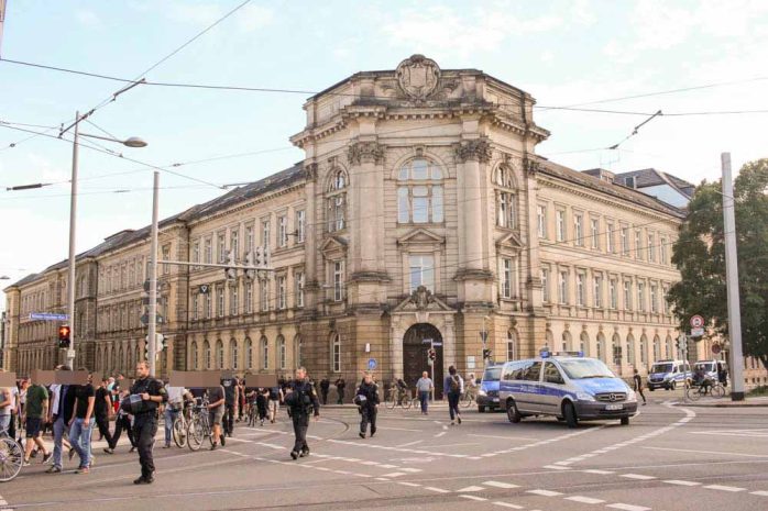 Antirepressionsdemo am 3. Juli 2017 in Leipzig. Foto: Martin Schöler