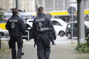 Bewaffnete Polizei im Einsatz. Foto: L-IZ.de