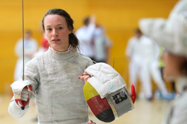 Die neunfache Deutsche Säbel-Meisterin Anna Limbach vom TSV Bayer Dormagen. Foto: Jan Kaefer