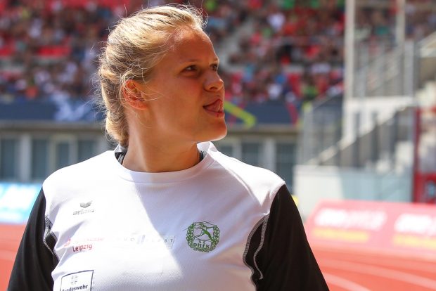 Der Konkurrenz ein Schnippchen geschlagen: Sara Gambetta mit ihrem ersten Titel. Foto: Jan Kaefer