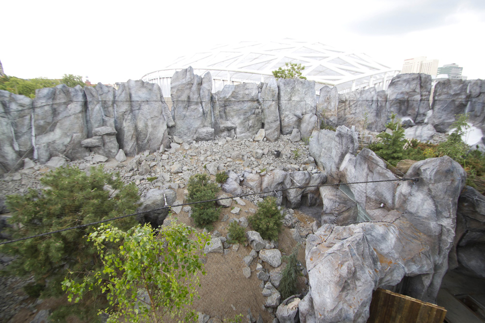Die neue Himalaya-Landschaft. Foto: Zoo Leipzig