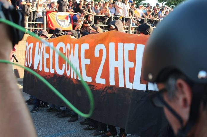 Welcome Hell Demonstration. Foto: J&uuml;rgen Kasek