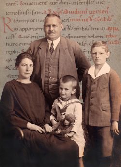Familie Bühner. Foto: Universitätsbibliothek Leipzig