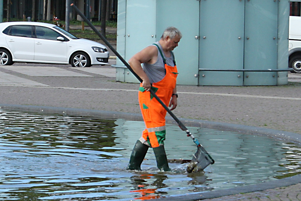 Auch so eine Arbeit stiftet Sinn. Foto: Ralf Julke