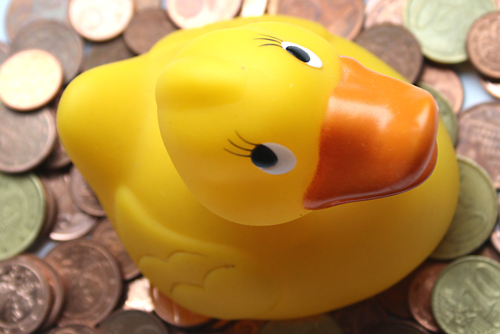 Geld ist doch nicht zum Ausgeben da ... Foto: Ralf Julke