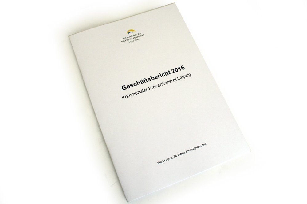 Geschäftsbericht 2016 des Kommunalen Präventionsrates Leipzig. Foto: Ralf Julke