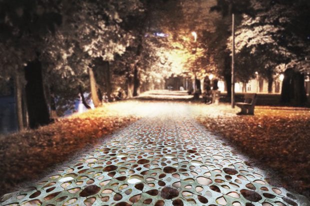 Entwurf „simple complexity“ von Marina Jostina (3. Preis). Foto: Marina Jostina/HTWK Leipzig