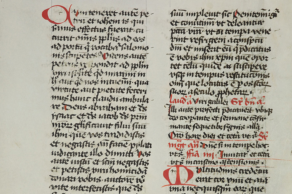 Handschrift aus der Bühner-Sammlung. Foto: Universitätsbibliothek Leipzig