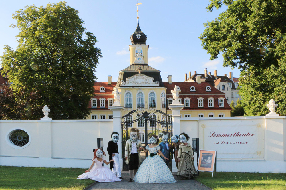 Sommerbühne im Gohliser Schlösschen. Foto: Helga Schulze-Brinkop, Freundeskreis Gohliser Schlösschen