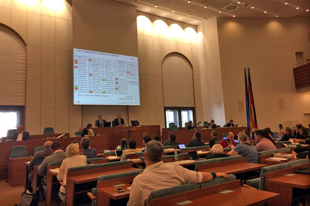 Abstimmung im Stadtrat. Foto: L-IZ.de