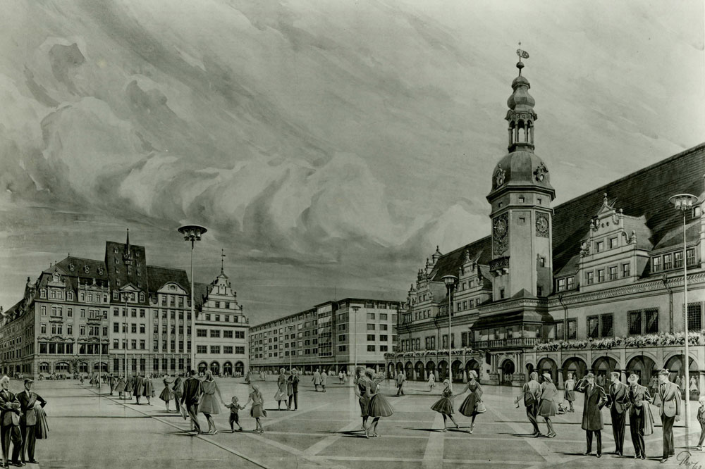Schaubild Markt. Foto: Stadtarchiv