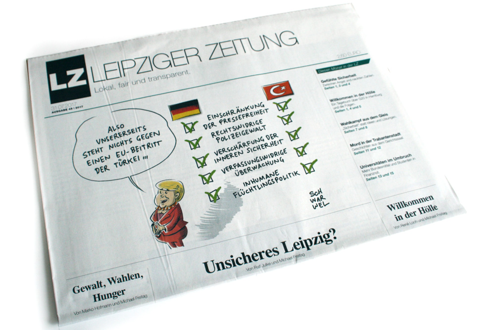 Leipziger Zeitung Nr. 45: Unsicheres Leipzig? Foto: Ralf Julke