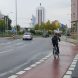 Radfahrer an der Brandenburger Straße. Foto: Marko Hofmann