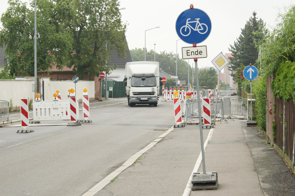 Hier geht's nicht weiter. Foto: Ralf Julke