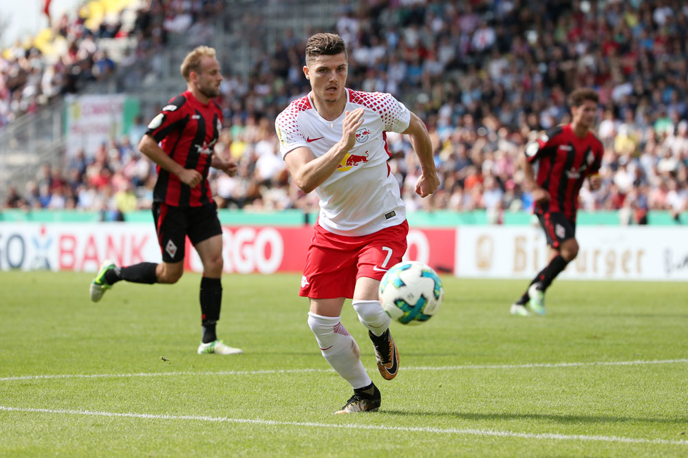 Marcel Sabitzer sorgte für die erhoffte frühe Führung. Foto: GEPA-Pictures