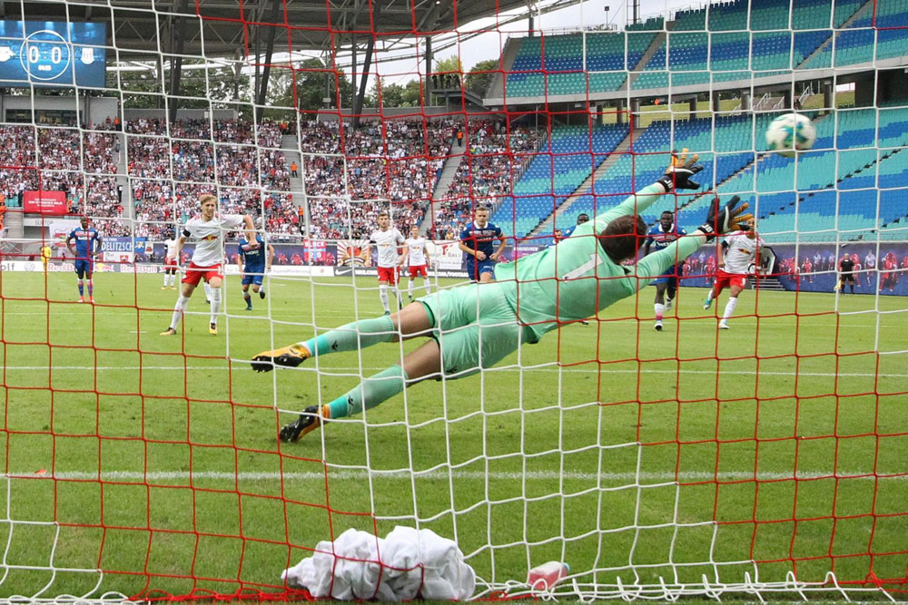 RBL unterliegt Stoke City mit 1:2. Foto: RB Leipzig