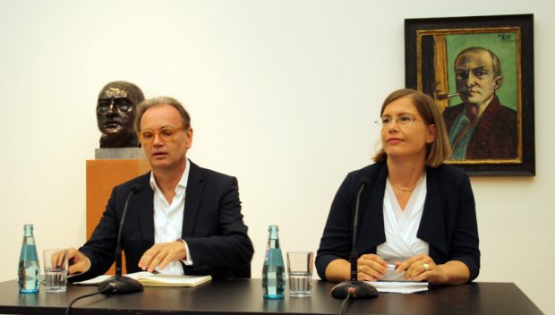 Museumsdirektor Dr. Alfred Weidinger und Kulturbürgermeisterin Dr. Skadi Jennicke. Foto: Ralf Julke