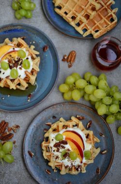 Vegane Frühstückswaffeln. Foto: Maike Klose