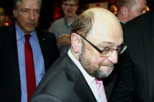 Von Beginn an kein leichter Gang. Martin Schulz am 26. Februar 2017 in Leipzig. Foto: L-IZ.de