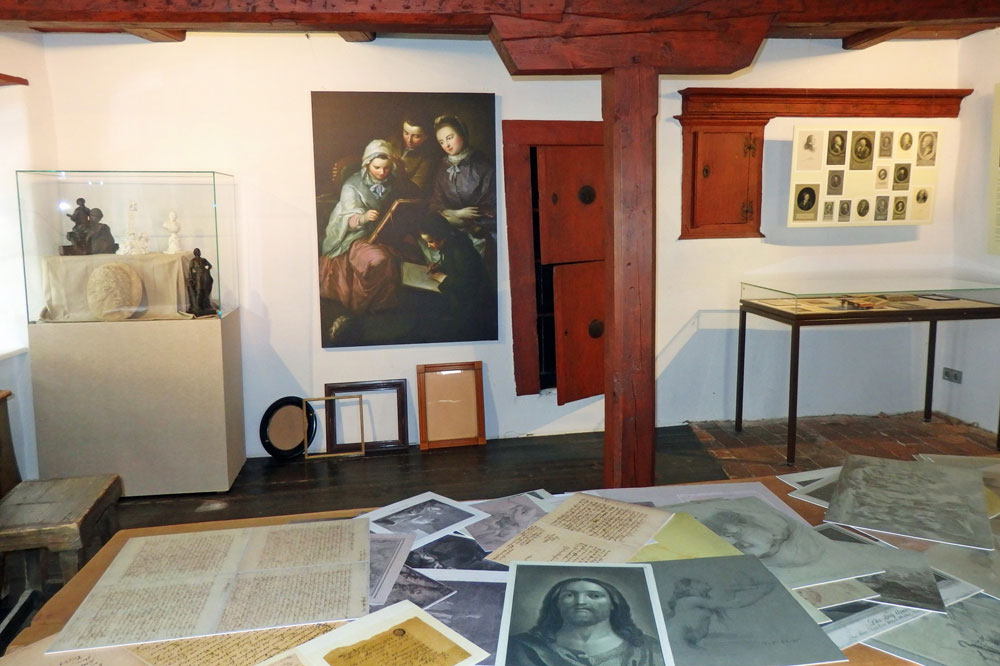 Ausstellung Adam Friedrich Oeser im Schillerhaus. Foto: Stadtgeschichtliches Museum