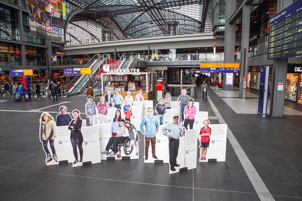 Die VUD-Roadshow startete im März auf dem Berliner Hauptbahnhof, und kommt nun ab 15. September nach Leipzig. Foto: VUD
