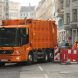 Sammelfahrzeug der Leipziger Stadtreinigung mit Grüner Plakette. Foto: Ralf Julke