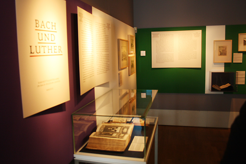In der Ausstellung „Bach und Luther“. Foto: Ralf Julke