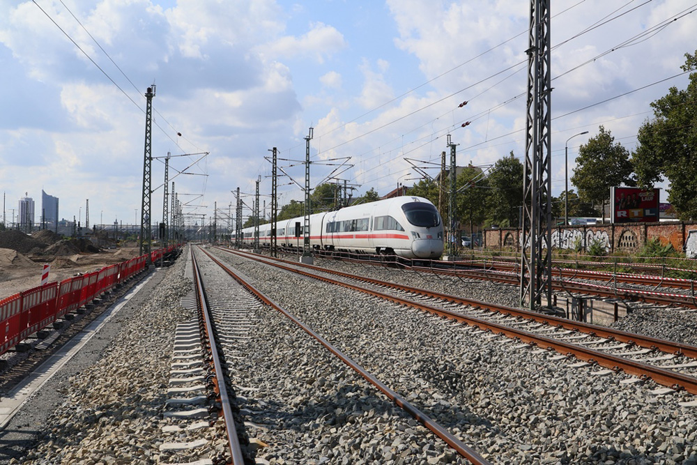Bauarbeiten am Bahnknoten Leipzig. Foto: Deutsche Bahn