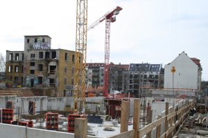 Wohnungsbau - hier in derr Scheffelstraße. Foto: Ralf Julke