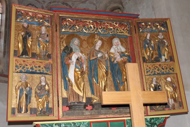 Altar in der Kunigundenkirche. Foto: Stadtverwaltung Borna