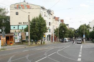 Bornaische Straße am Connewitzer Kreuz. Foto: Ralf Julke