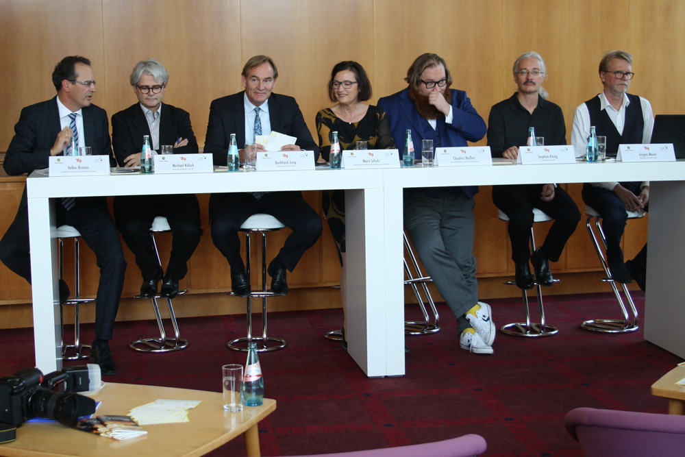 Vorstellungsrunde zum Lichtfest 2017. Foto: Ralf Julke