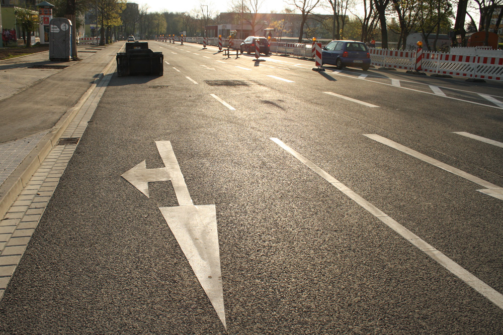 Teilstück des "Mittleren Rings": Max-Liebermann-Straße. Foto: Ralf Julke