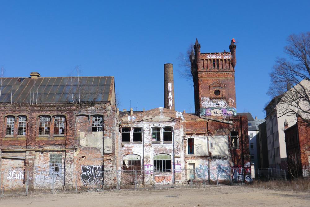 Alte Fabrikanlage in der Markranstädter Straße. Foto: Marko Hofmann