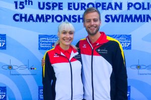 SSG-Schwimmer Juliane Reinhold und Tobias Horn. Foto: SSG