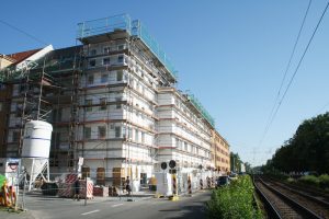 Wohnungsbau in Gohlis. Foto: Ralf Julke