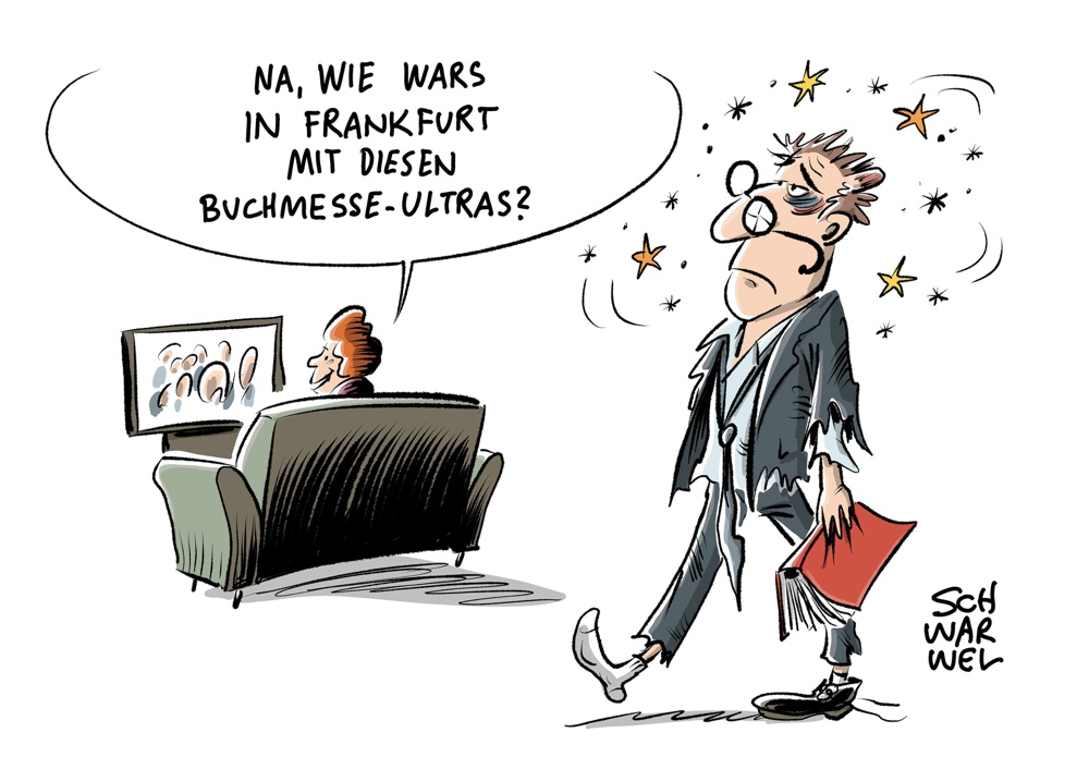 Karikatur: Schwarwel
