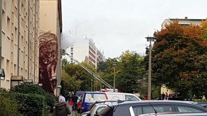 Explosion am Barclayweg in Leipzig Meusdorf am 7. Oktober 2017. Foto: Privat